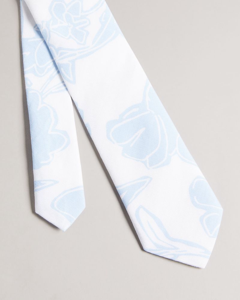 Ted Baker Ramsy Printed Slipsar Herr Blå | ITU-146837