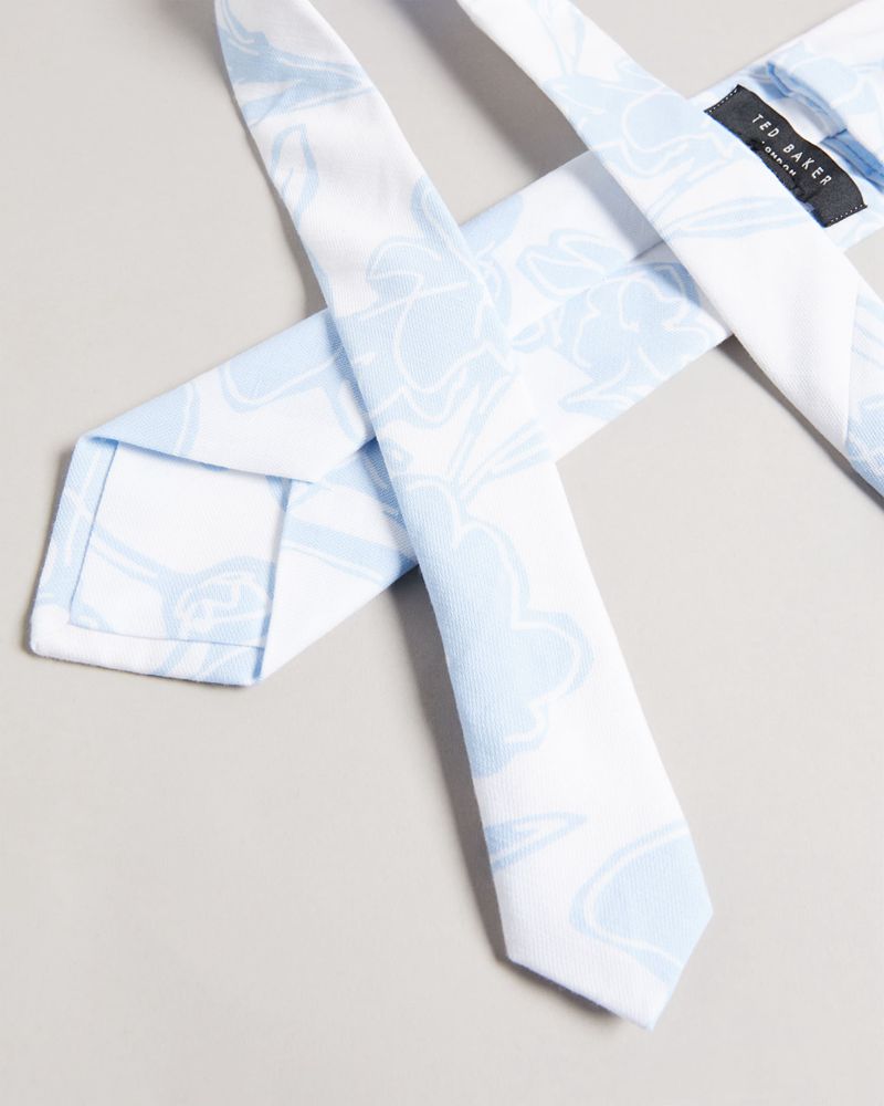 Ted Baker Ramsy Printed Slipsar Herr Blå | ITU-146837