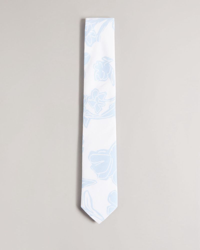 Ted Baker Ramsy Printed Slipsar Herr Blå | ITU-146837