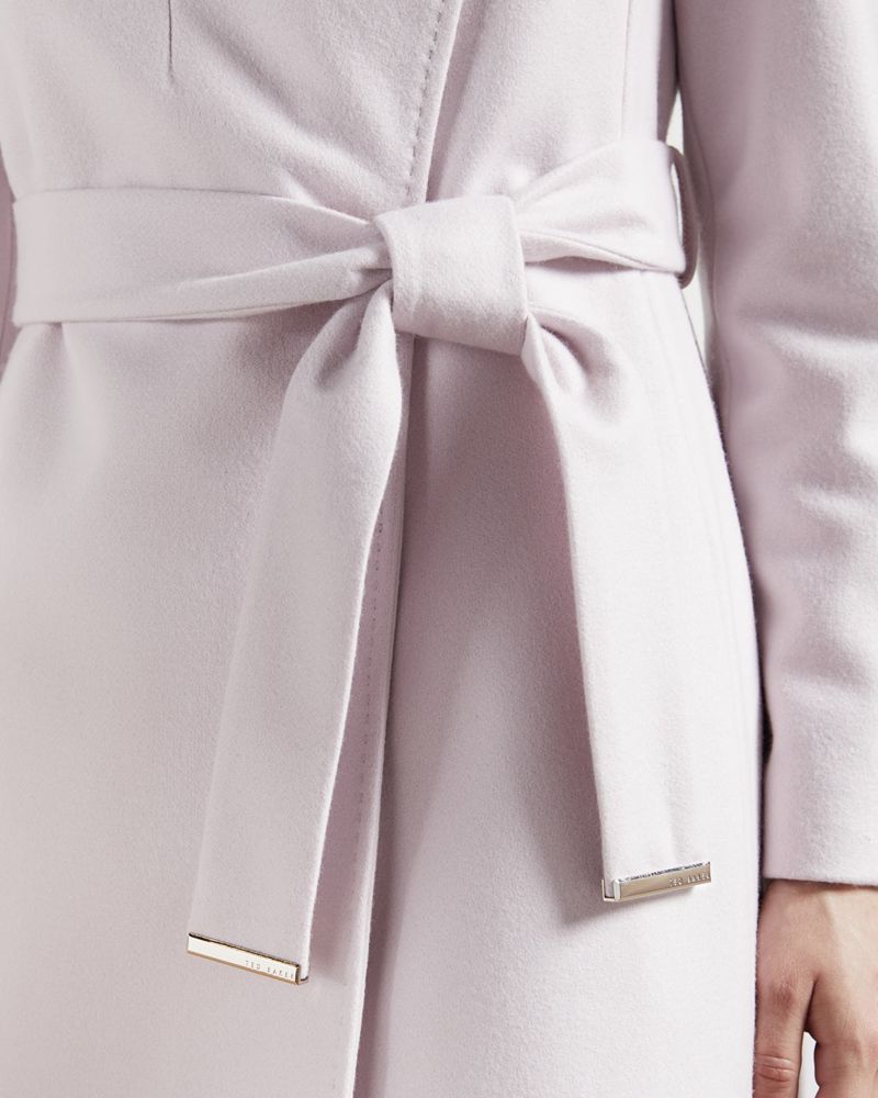 Ted Baker Rose Wool Wrap Jacka Dam Rosa | NJU-230685
