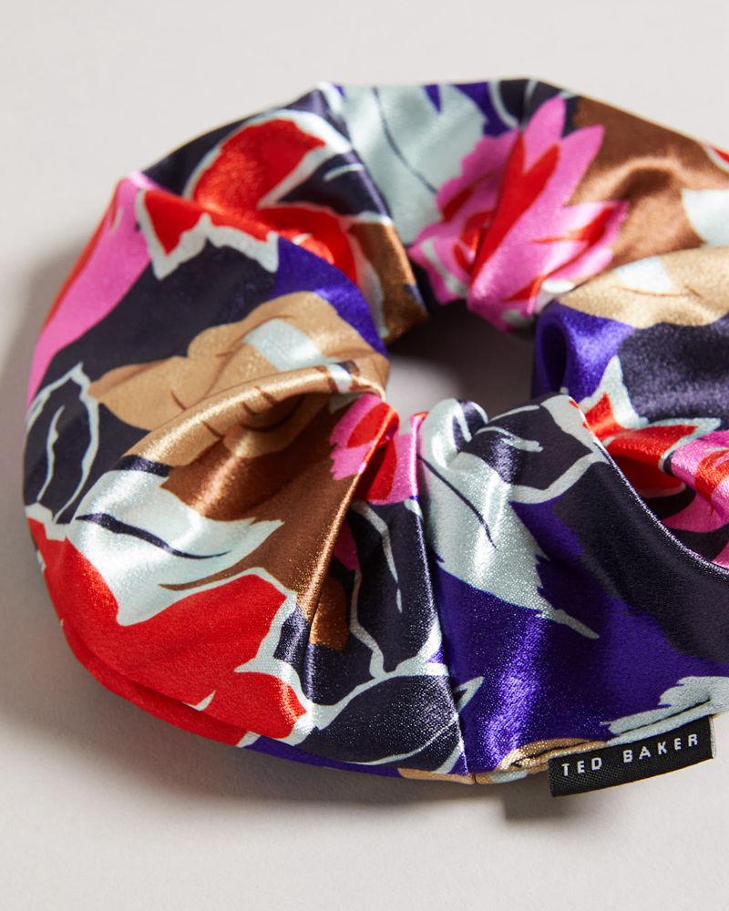 Ted Baker Roseena Oversized Bolt On Floral Scrunchie Halsduk Dam Blå | RDF-867025
