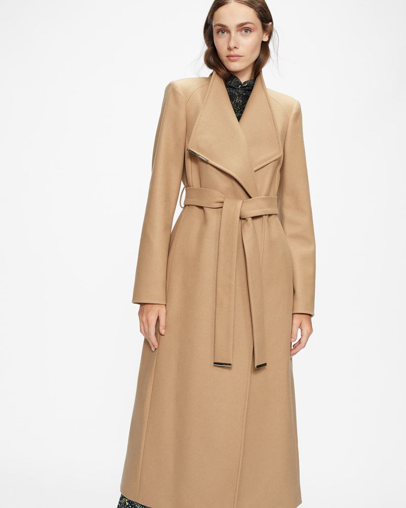 Ted Baker Rosell Long Length Wool Wrap Rockar Dam Bruna | LWA-901642