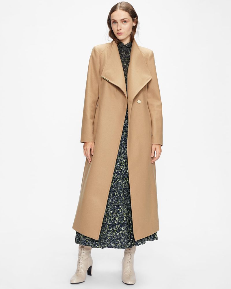 Ted Baker Rosell Long Length Wool Wrap Rockar Dam Bruna | LWA-901642