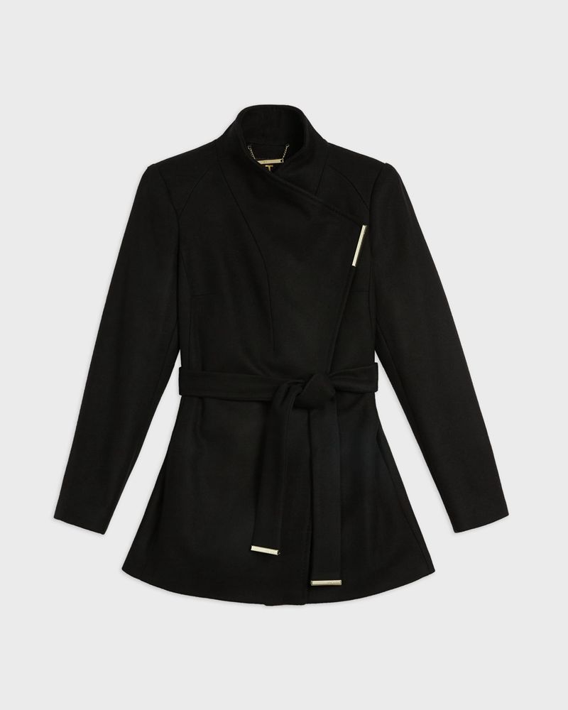 Ted Baker Rosess Wool Wrap Rockar Dam Svarta | JPI-951673