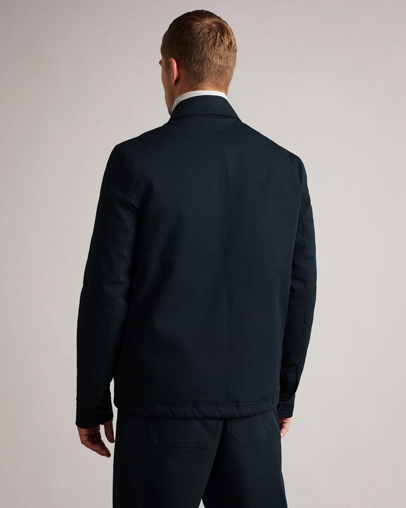 Ted Baker Roster Cavalry Twill Wadded Jacka Herr Marinblå | LOR-075169