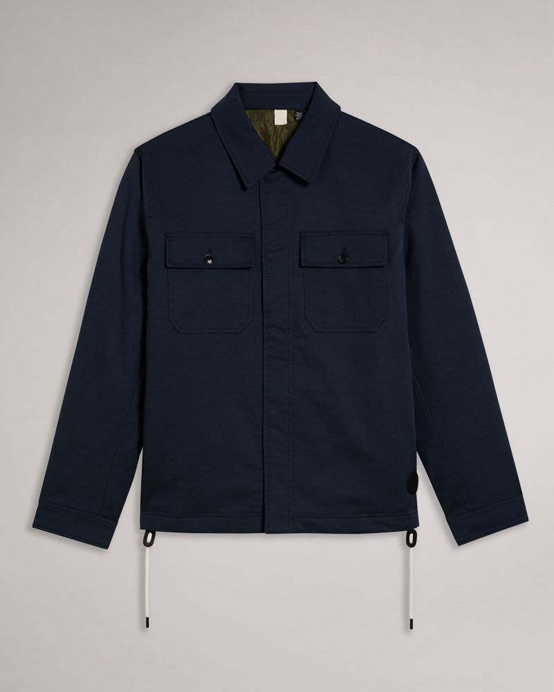 Ted Baker Roster Cavalry Twill Wadded Jacka Herr Marinblå | LOR-075169