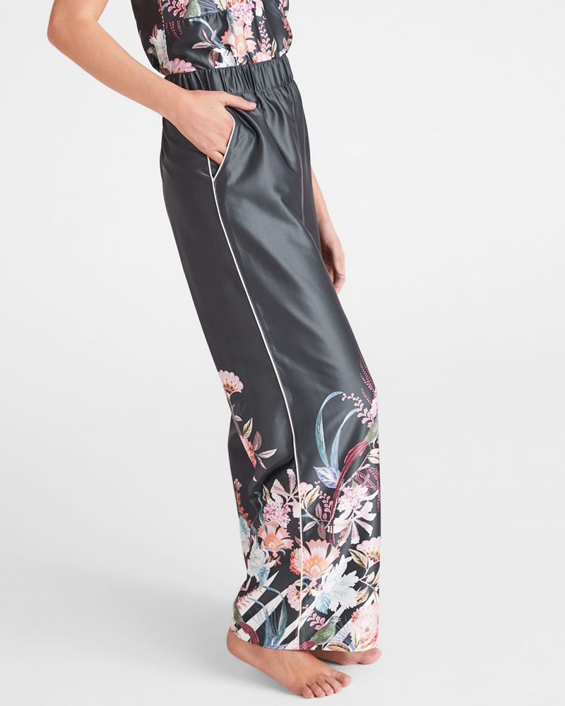 Ted Baker Rumsie Printed Satin Nattkläder Dam Olika Färger | EGJ-572380