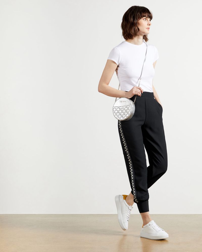Ted Baker Saiin Side Panel Detail Jogger Byxor Dam Marinblå | HLB-174682