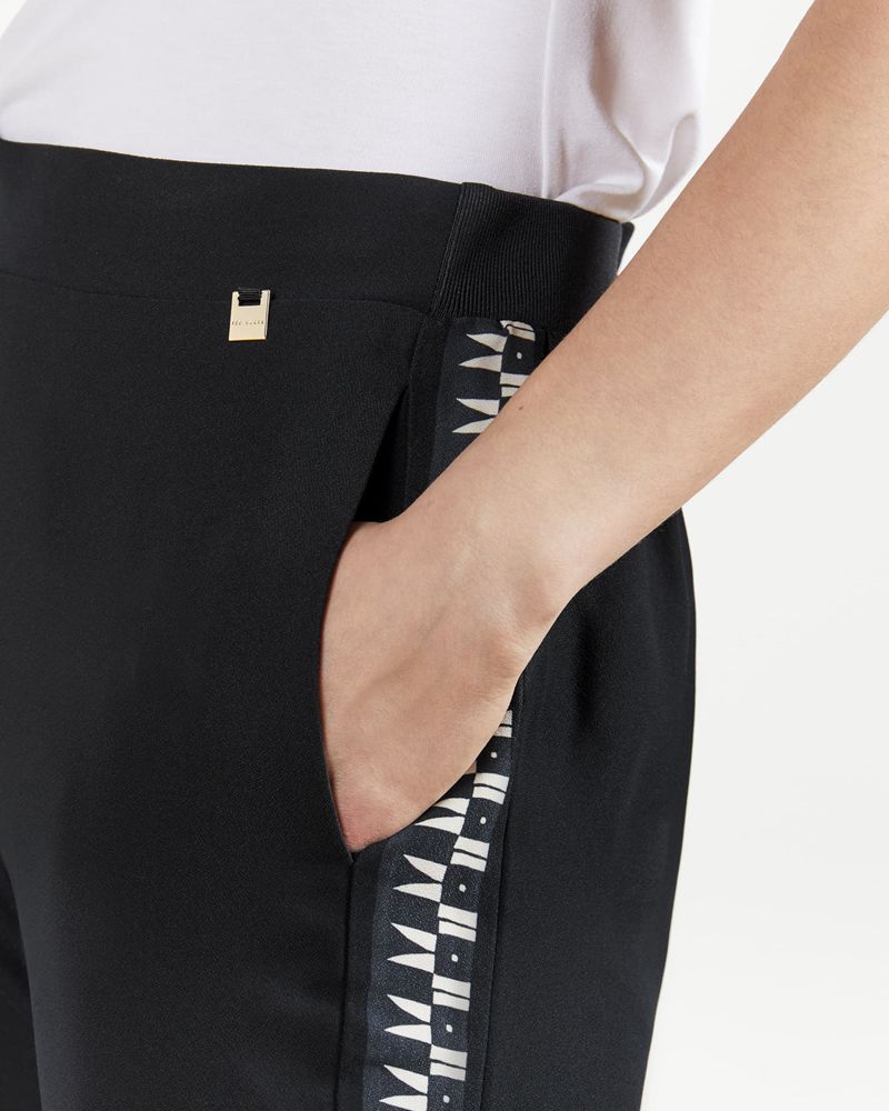 Ted Baker Saiin Side Panel Detail Jogger Byxor Dam Marinblå | HLB-174682