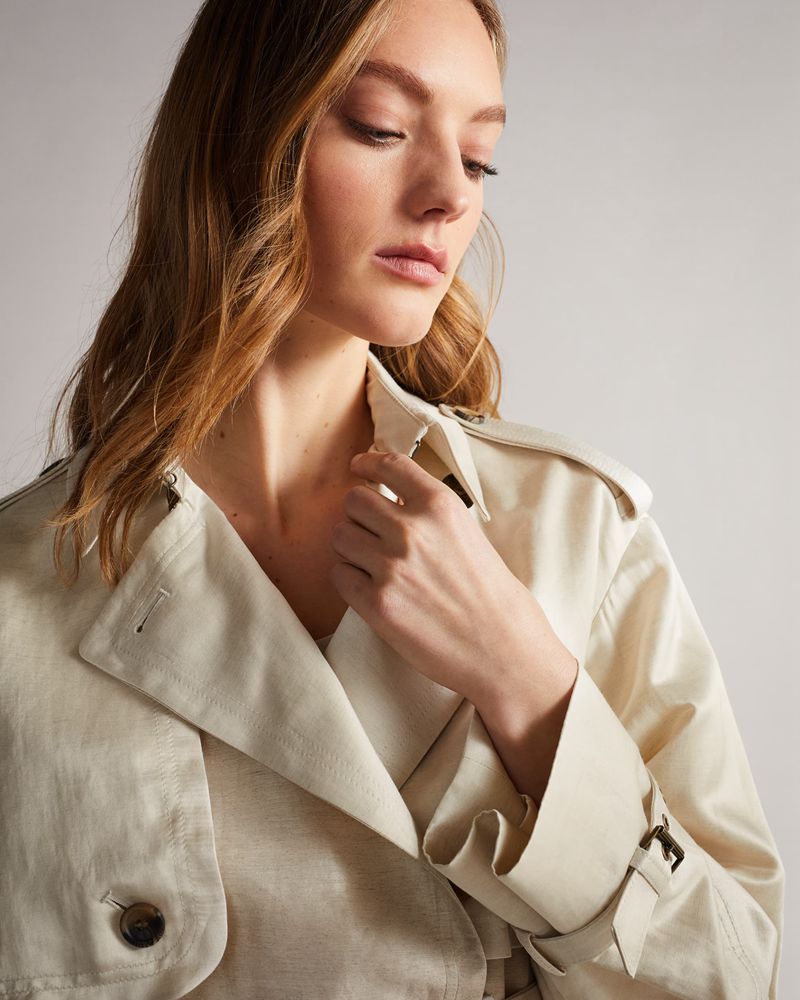 Ted Baker Saila Contrast Trench Rockar Dam Bruna | ZAC-986520
