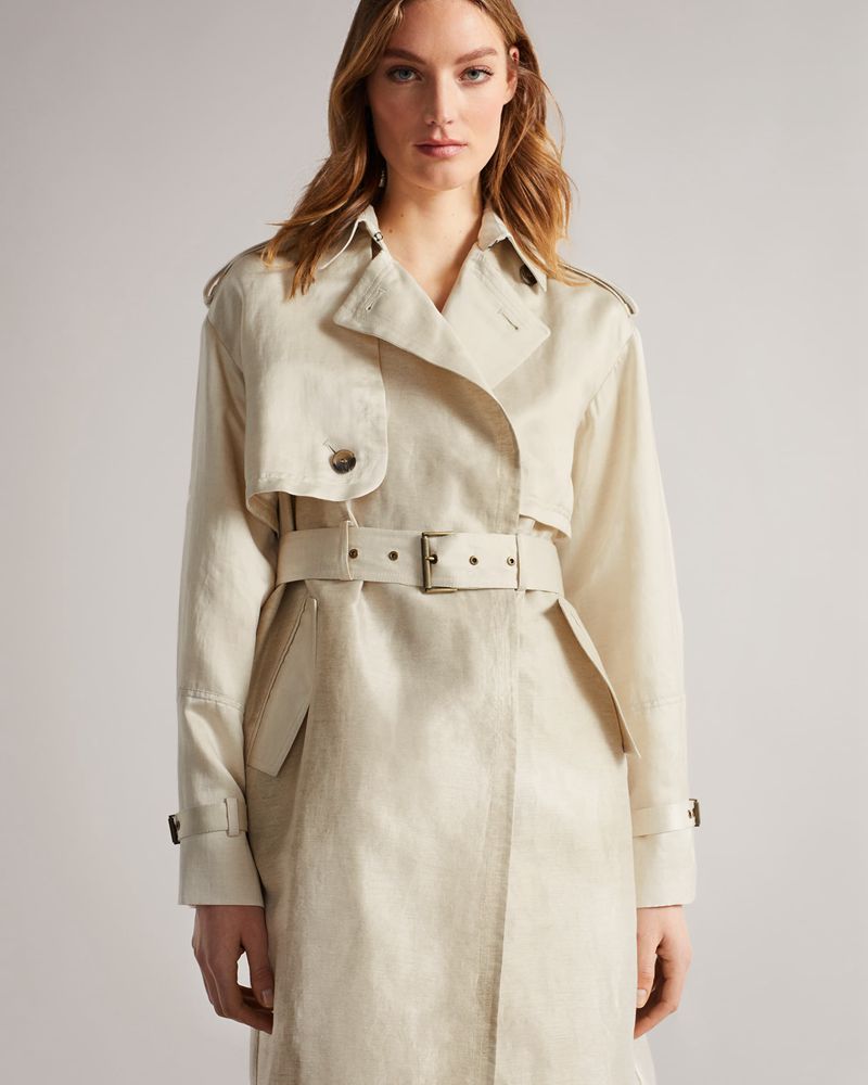 Ted Baker Saila Contrast Trench Rockar Dam Bruna | ZAC-986520