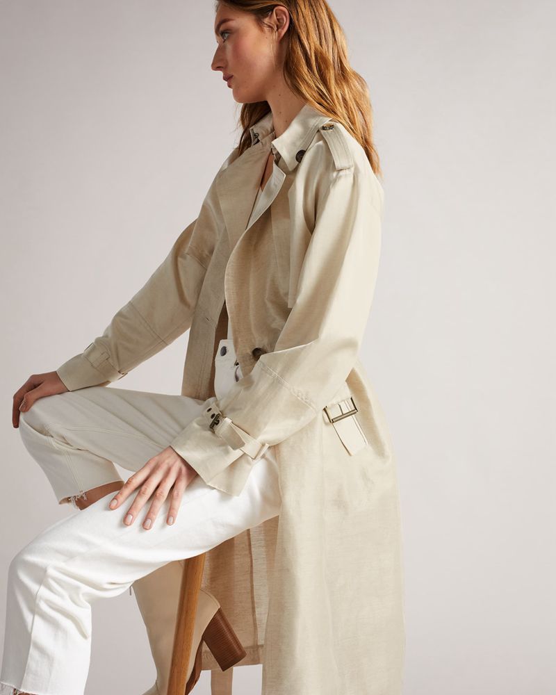 Ted Baker Saila Contrast Trench Rockar Dam Bruna | ZAC-986520