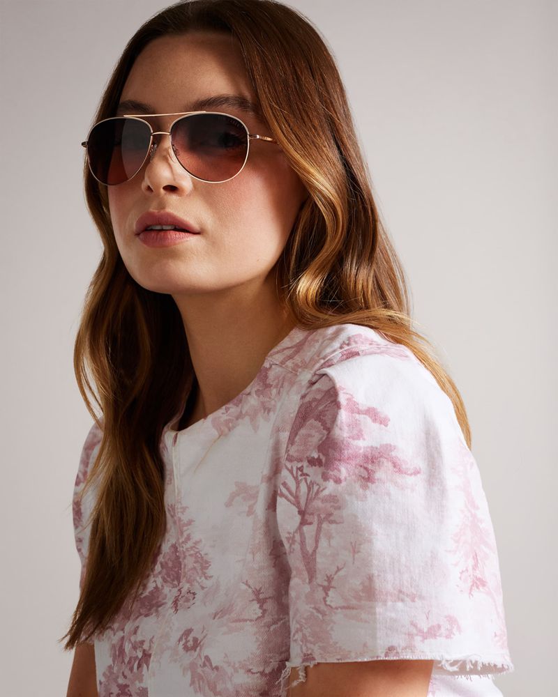 Ted Baker Sall Tws160 Aviator Badkläder Dam Rosegold | WXC-908612