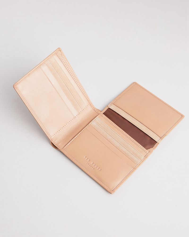 Ted Baker Sammed Folded Läder Plånbok Herr Natural | HOT-987063
