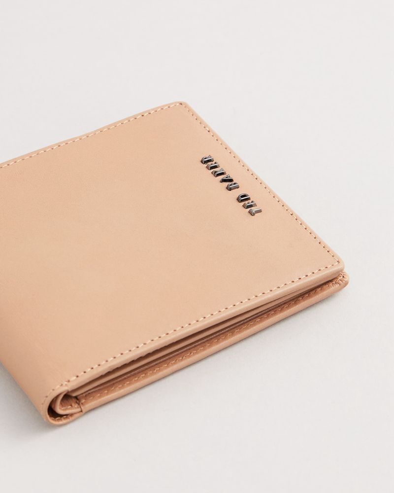 Ted Baker Sammed Folded Läder Plånbok Herr Natural | HOT-987063