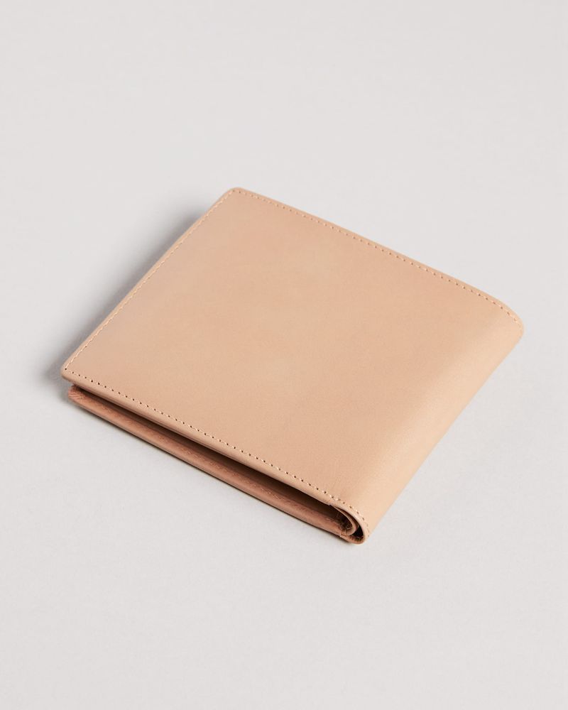 Ted Baker Sammed Folded Läder Plånbok Herr Natural | HOT-987063