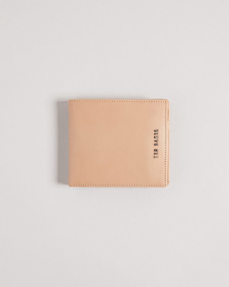 Ted Baker Sammed Folded Läder Plånbok Herr Natural | HOT-987063