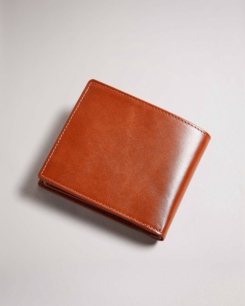 Ted Baker Sammed Folded Läder Plånbok Herr Orange | UXA-241936