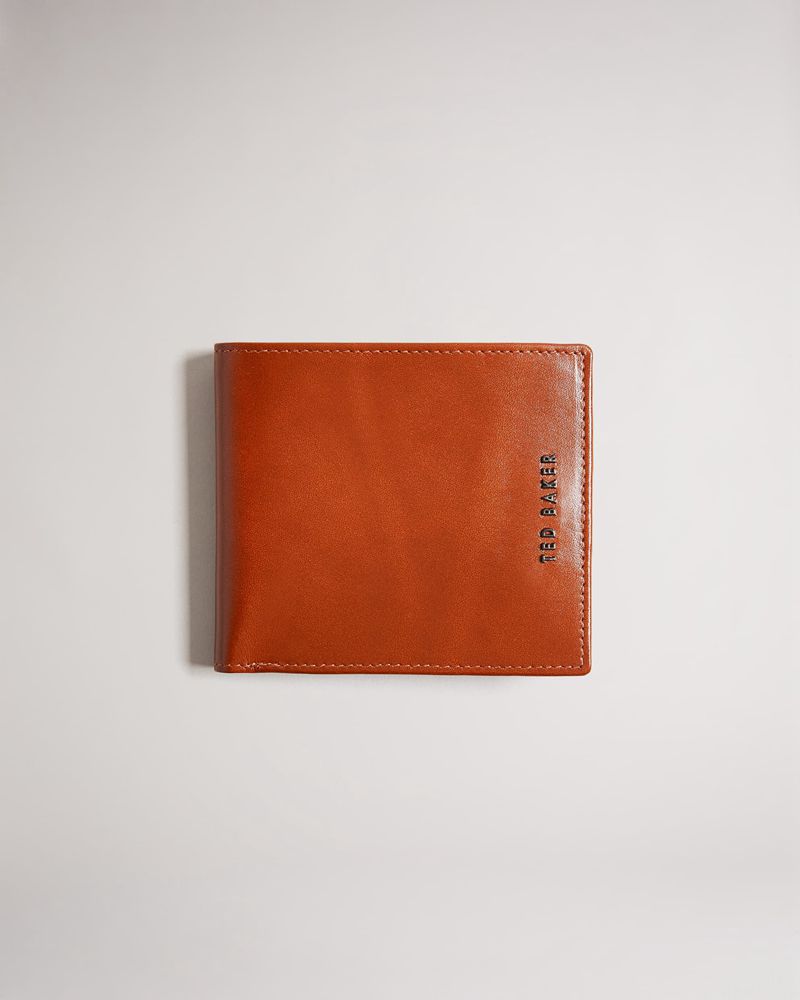 Ted Baker Sammed Folded Läder Plånbok Herr Orange | UXA-241936