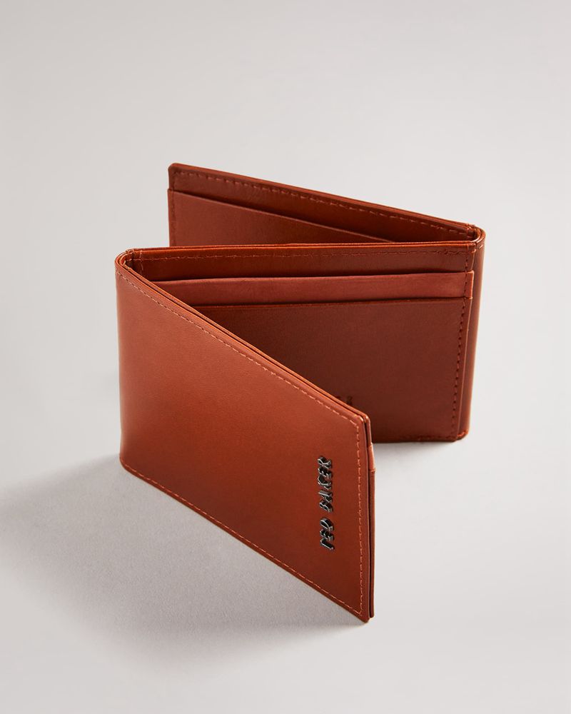 Ted Baker Sammey Folded Läder Cardholder Plånbok Herr Orange | YQT-061823