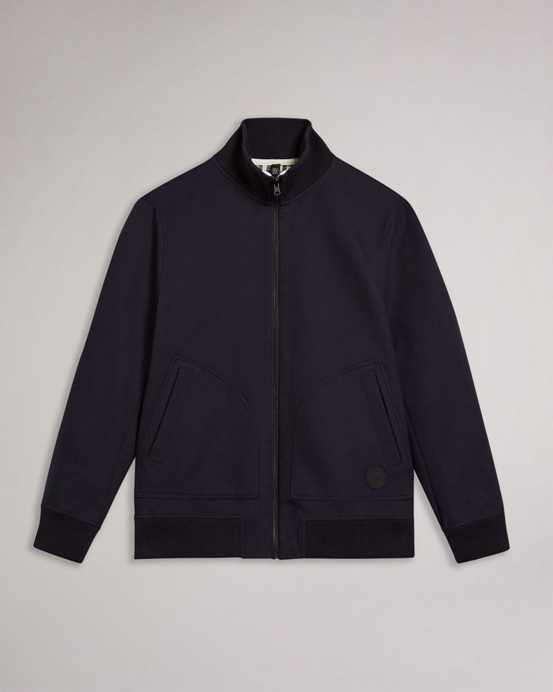 Ted Baker Scotby Reversible Harrington Jacka Herr Marinblå | PTA-245861
