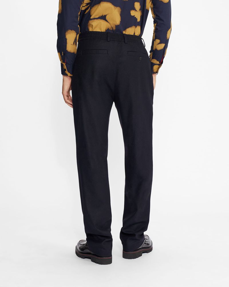 Ted Baker Scout Flood Length Byxor Herr Marinblå | QCV-136489