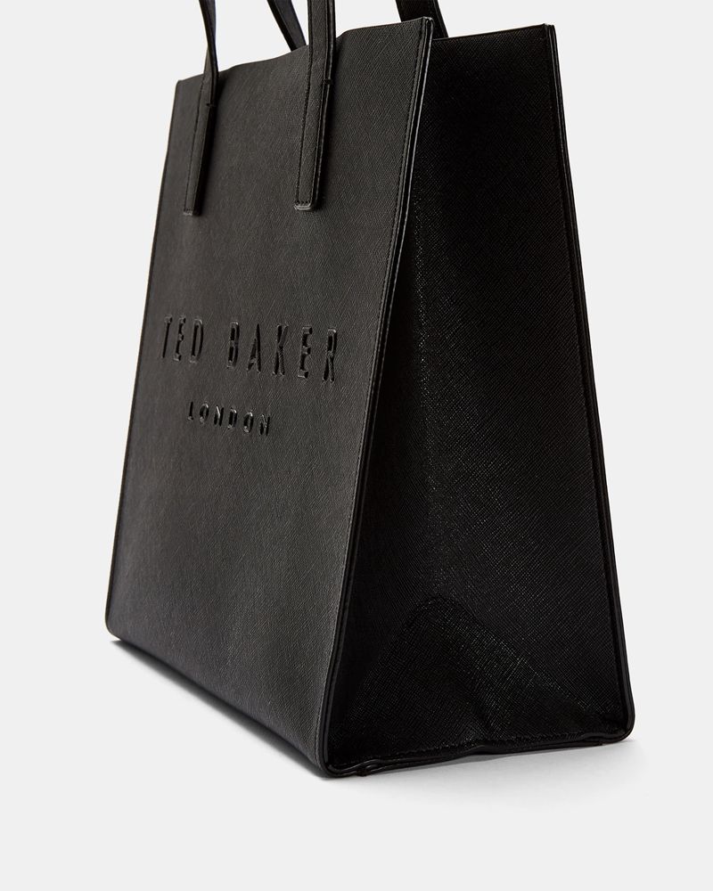 Ted Baker Seacon Small Crossch Icon Väska Dam Svarta | OBG-167549