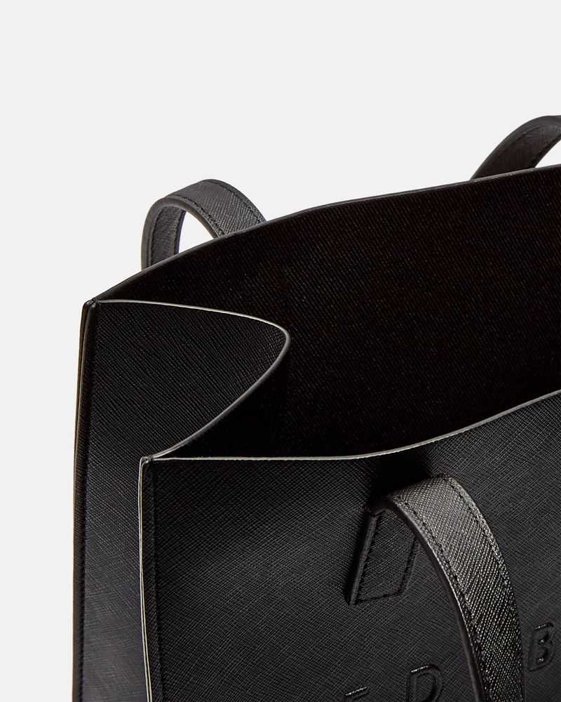 Ted Baker Seacon Small Crossch Icon Väska Dam Svarta | OBG-167549