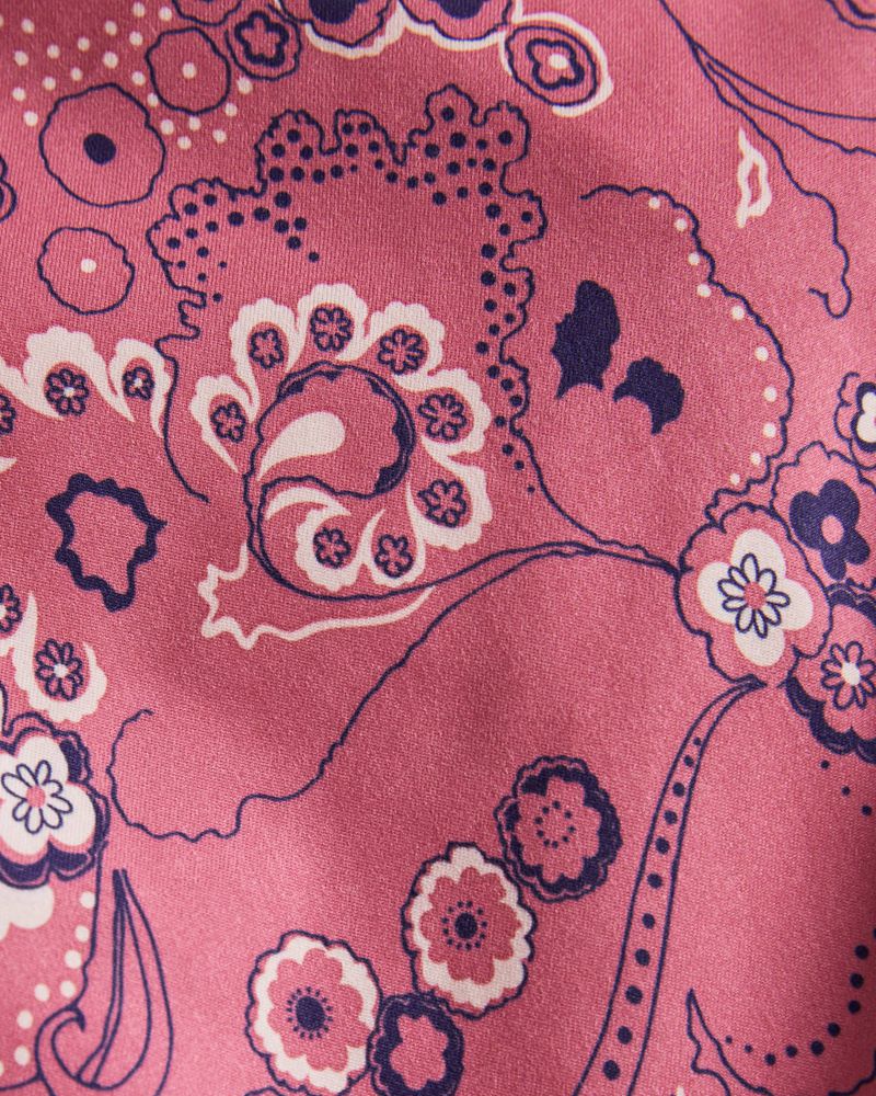 Ted Baker Seaward Paisley Printed Strandkläder Herr Rosa | ONU-076539