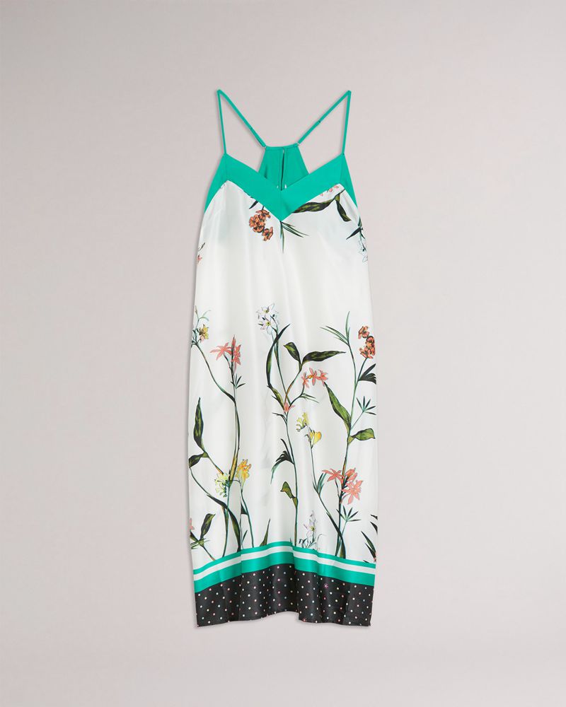 Ted Baker Showa Floral Chemise Nattkläder Dam Vita | EBL-372061