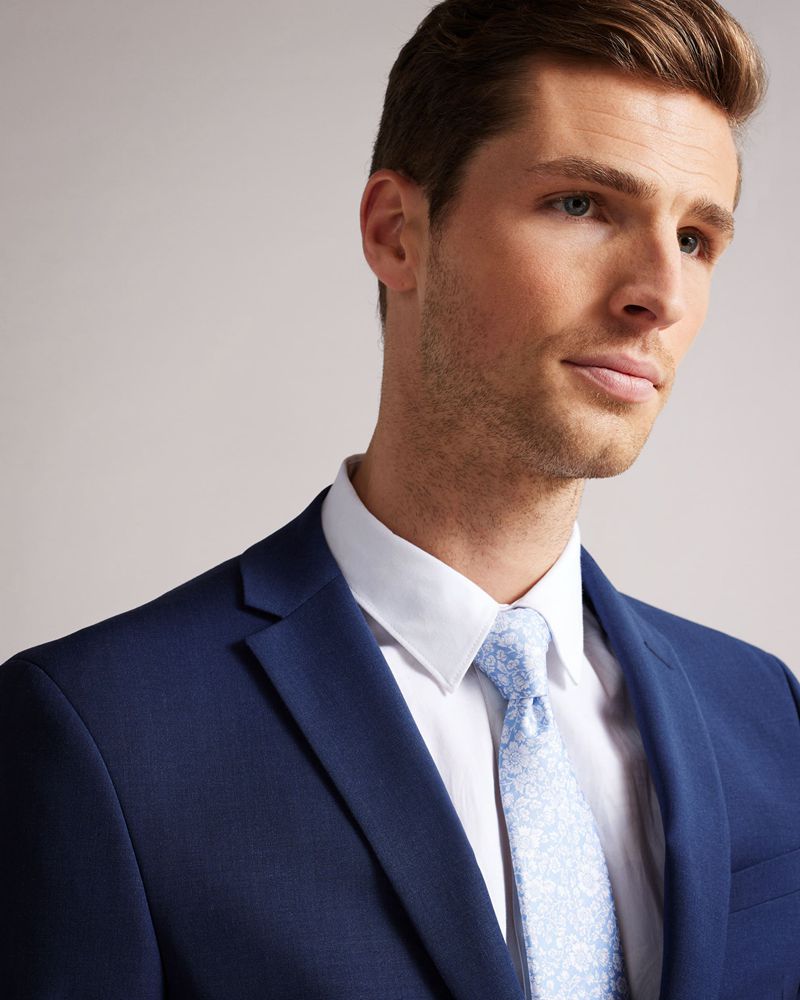 Ted Baker Sinjjs Slim Fit Plain Kostymer Herr Blå | ASZ-947310