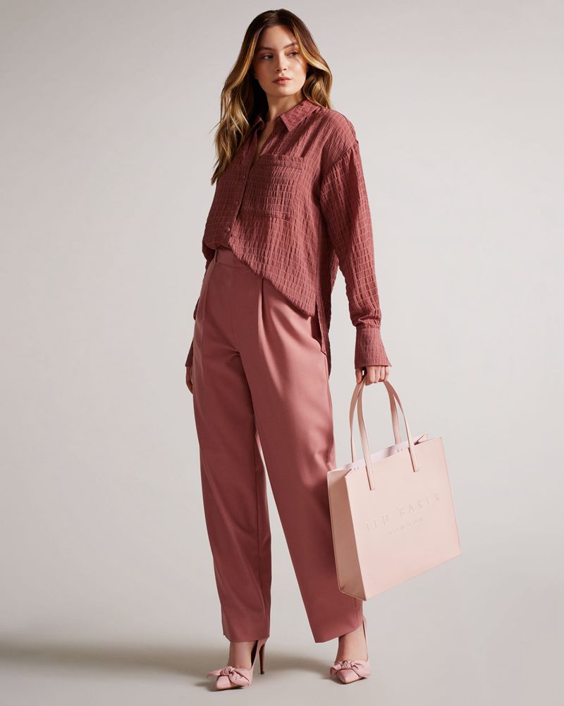Ted Baker Soocon Large Crossch Icon Väska Dam Rosa | DJT-870943