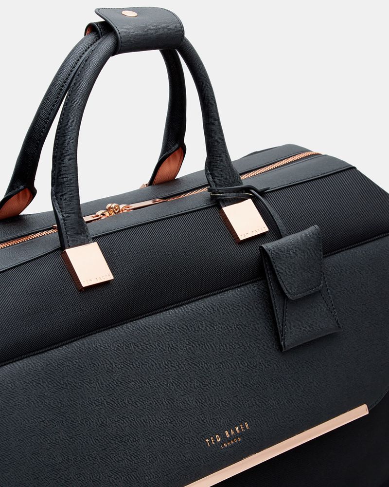 Ted Baker Sophiaz Tbw5005 Softside Trolley Resväskor Dam Svarta | BVH-735264
