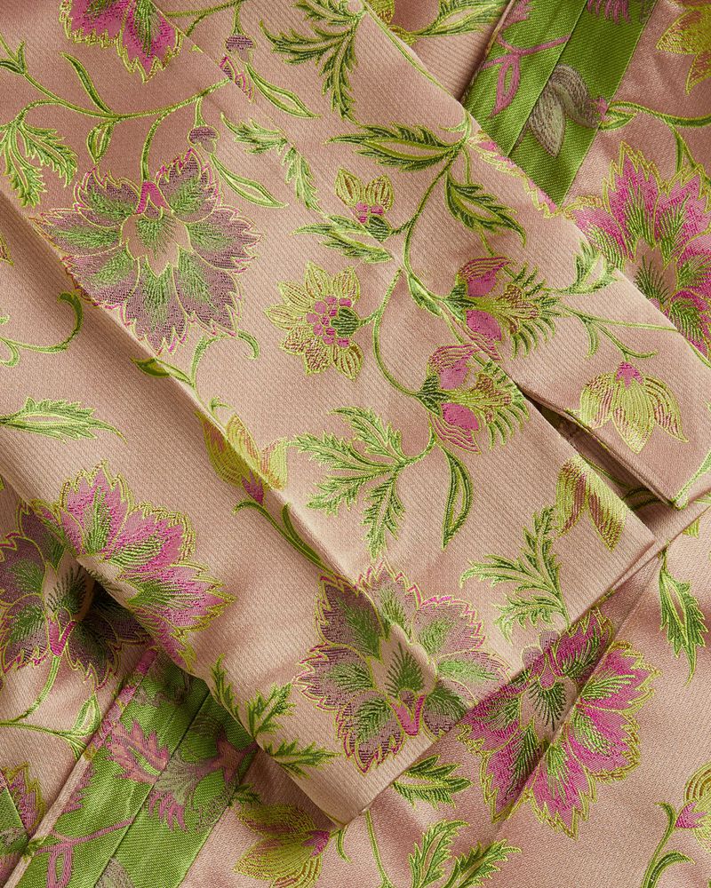 Ted Baker Ssage Floral Jacquard Byxor Dam Rosa | VXS-027946