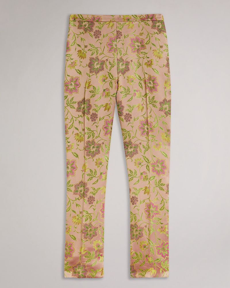 Ted Baker Ssage Floral Jacquard Byxor Dam Rosa | VXS-027946