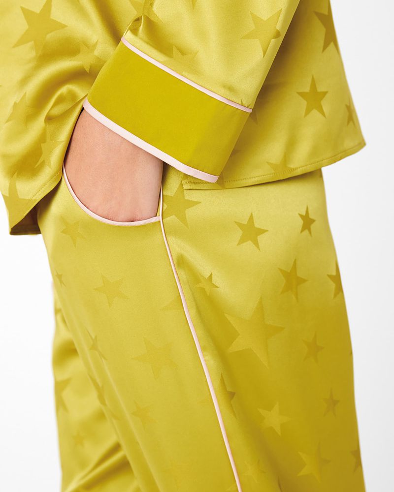 Ted Baker Starsk Jacquard Star Pj Set Nattkläder Dam Gröna | AED-965372