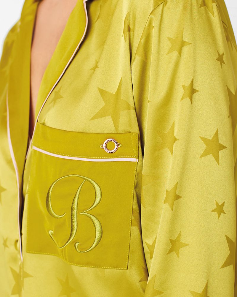 Ted Baker Starsk Jacquard Star Pj Set Nattkläder Dam Gröna | AED-965372