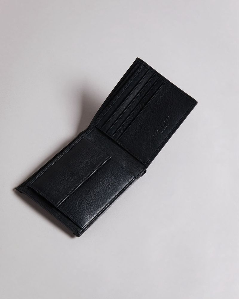 Ted Baker Steven Embossed Branded Card Holder Gift Set Plånbok Herr Svarta | XRI-516324