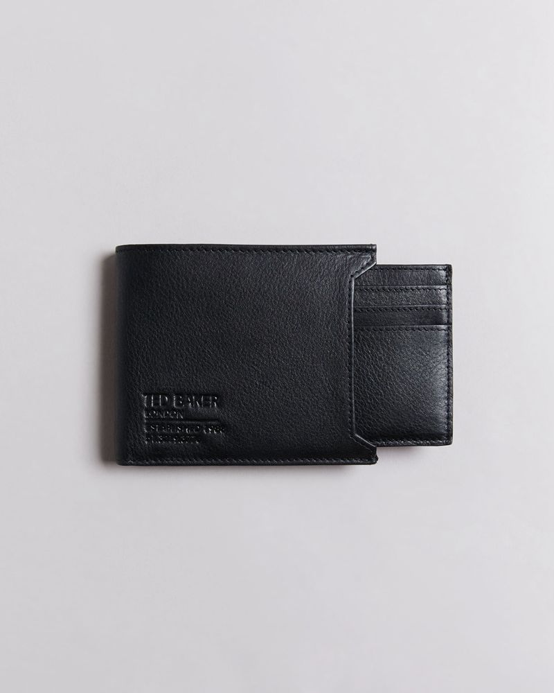 Ted Baker Steven Embossed Branded Card Holder Gift Set Plånbok Herr Svarta | XRI-516324