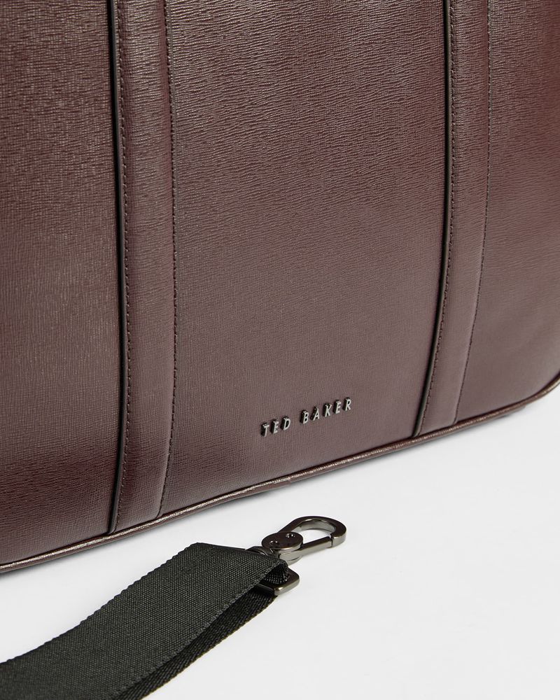 Ted Baker Strath Saffiano Läder Väska Herr Röda | XOS-784910