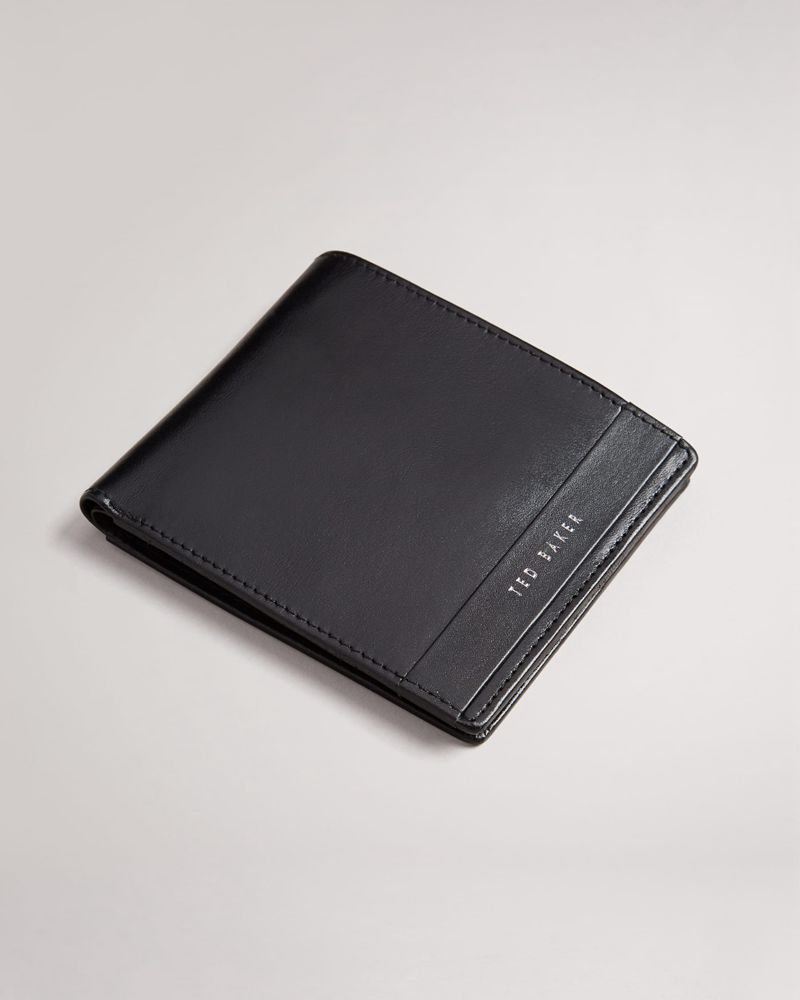 Ted Baker Stuert Läder Bifold Plånbok Herr Svarta | ULJ-753826