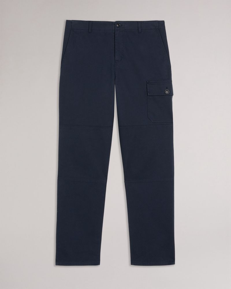 Ted Baker Tadlow Leyden Fit Cargo Trs Byxor Herr Marinblå | PJH-539406