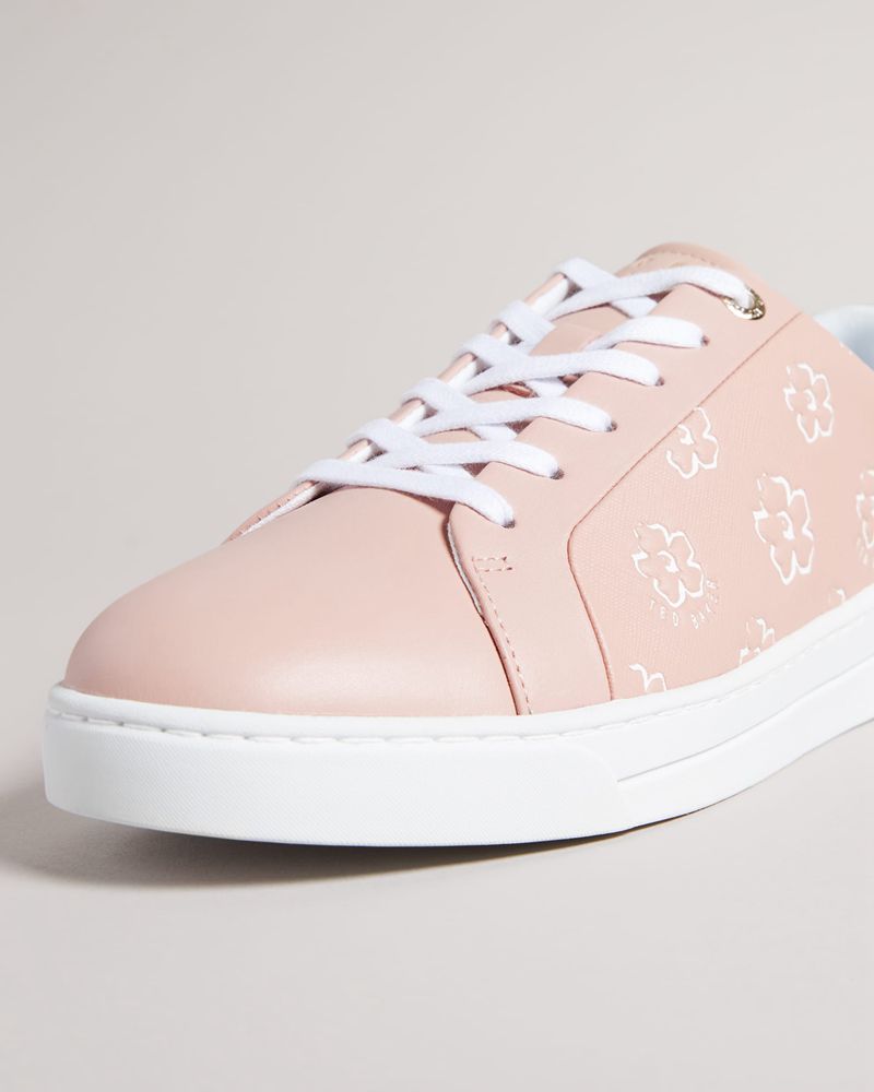 Ted Baker Taliy Magnolia Flower Cupsole Sneakers Dam Rosa | UWS-807246