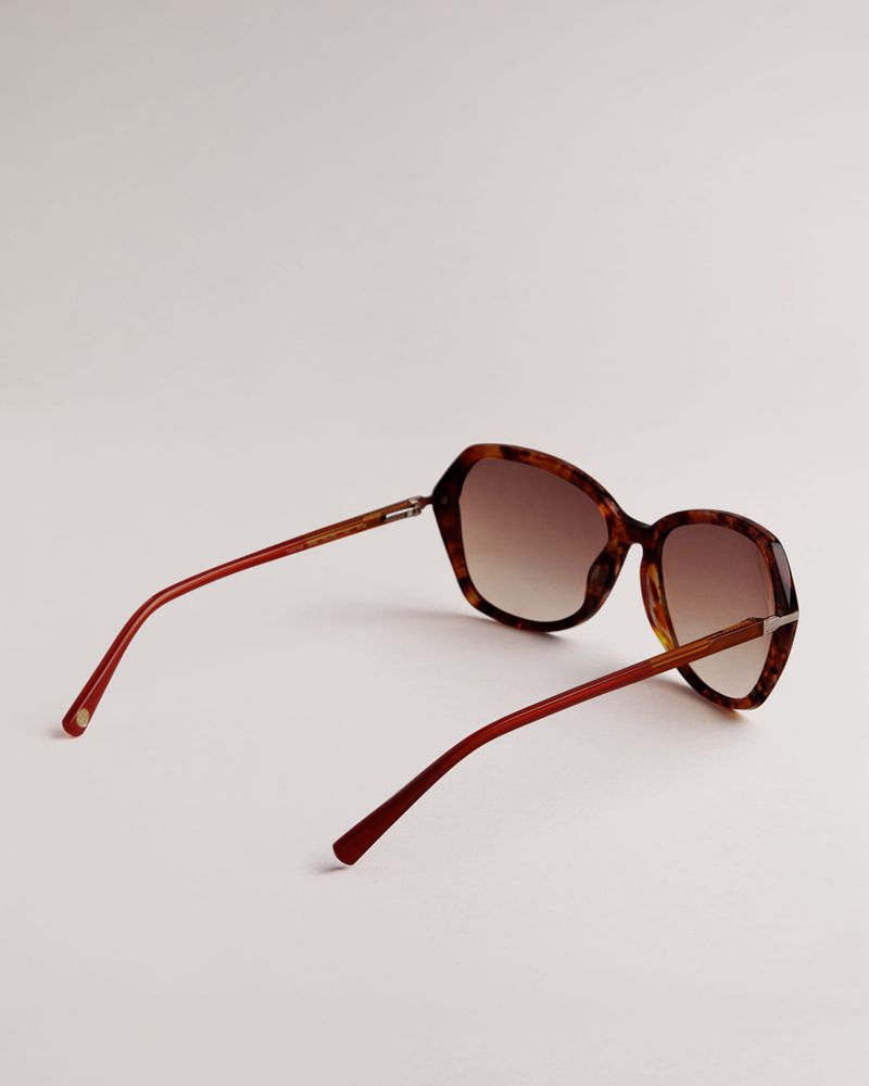 Ted Baker Tanyea Tws169 Oval Solglasögon Dam Bruna | OXN-840236