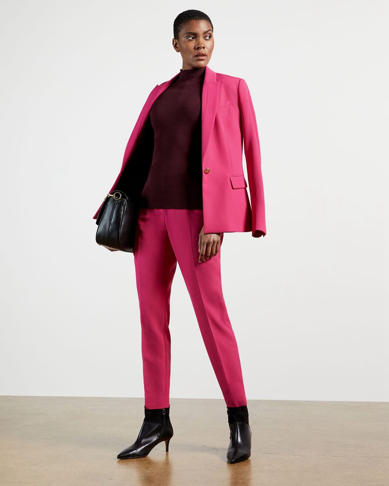 Ted Baker Taralyn High Neck Stickat Dam Röda | PGD-189325
