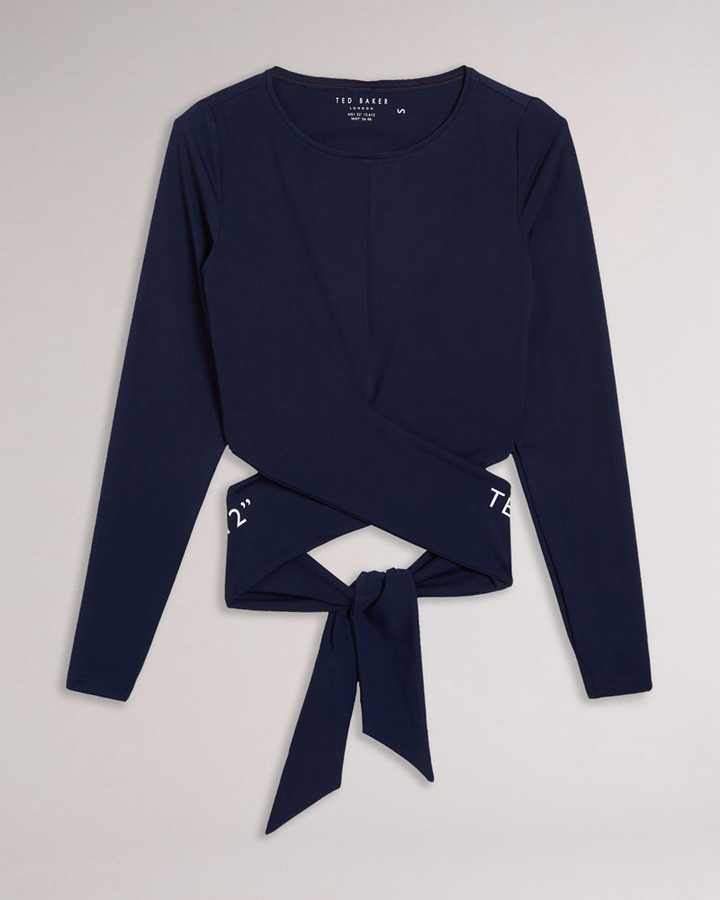 Ted Baker Tazzal Activewear Long Sleeve Blast Dam Blå | BGC-937405