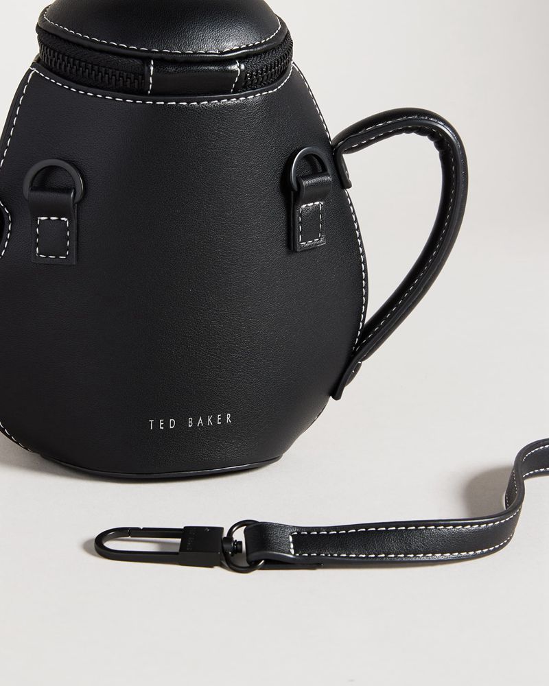 Ted Baker Teapott Teapot Crossbody Crossbody Väska Dam Svarta | CJN-520348