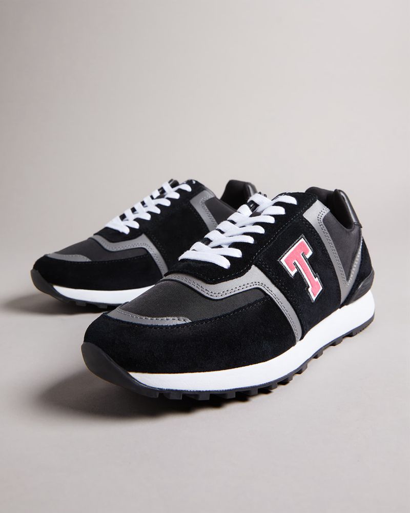 Ted Baker Telvi Retro Runner Sneakers Dam Svarta | JDN-217398