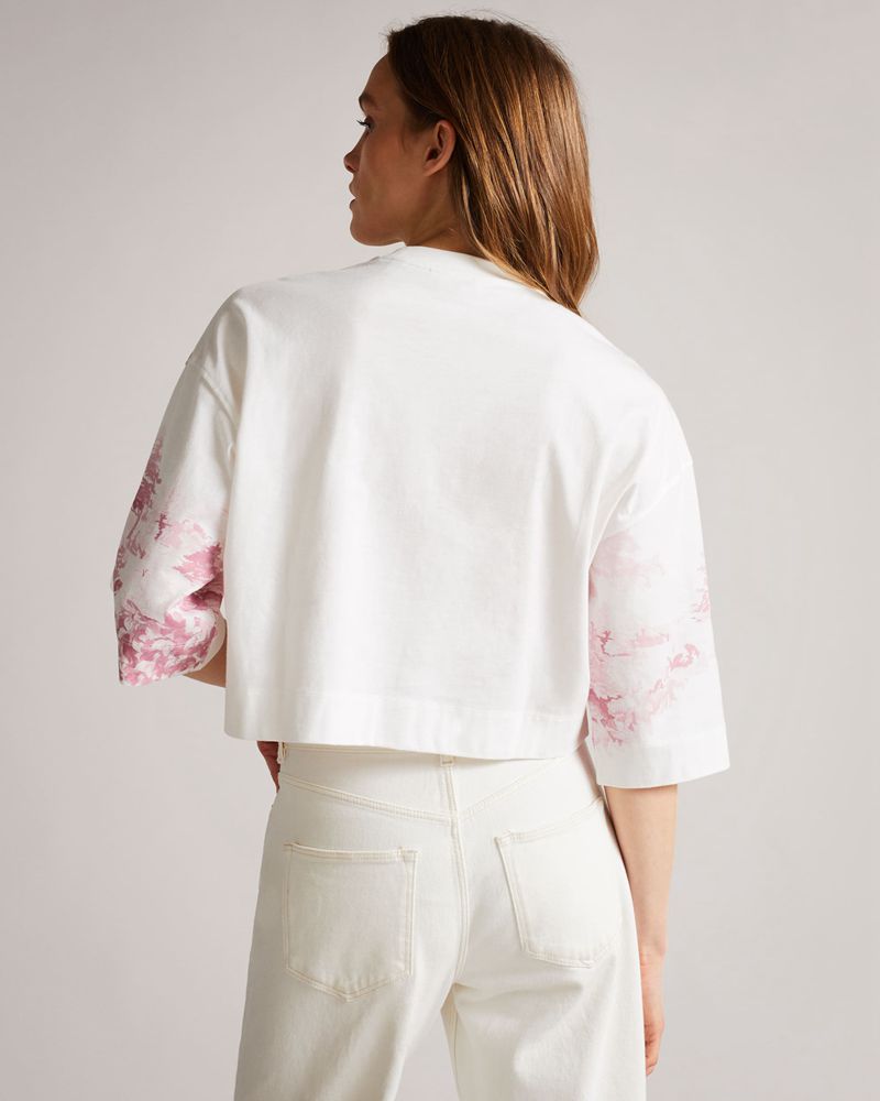 Ted Baker Teresia Cropped Tee Blast Dam Vita | BHU-402751