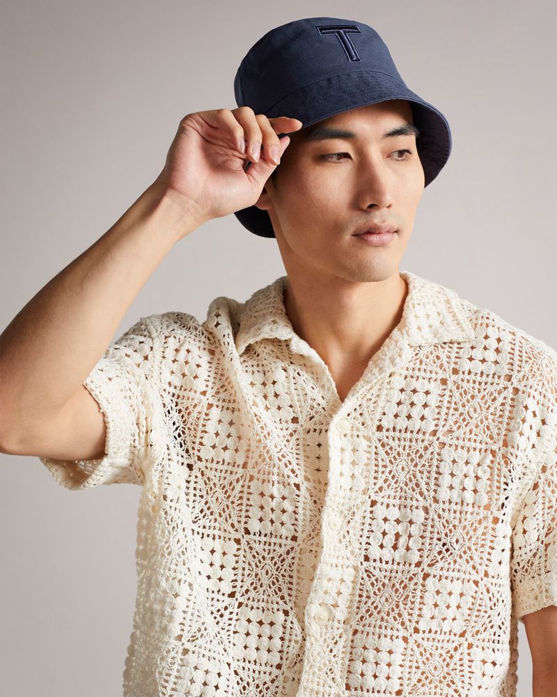 Ted Baker Teri T Bucket Hatt Herr Blå | SFY-308965